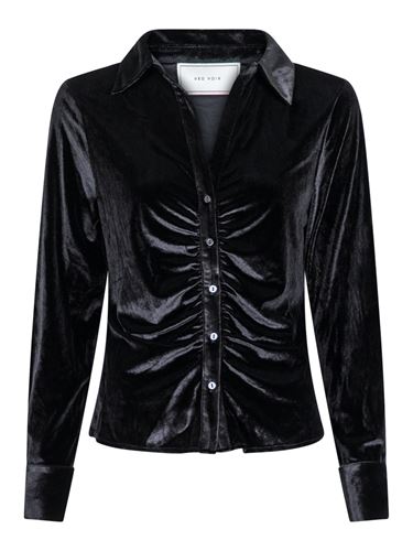 Blusar/Skjortor - Christy velvet shirt – black